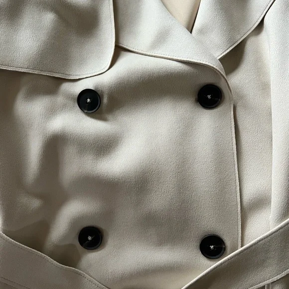 Zara Double-Breasted Trench Coat, Size S - Picture 7 of 8